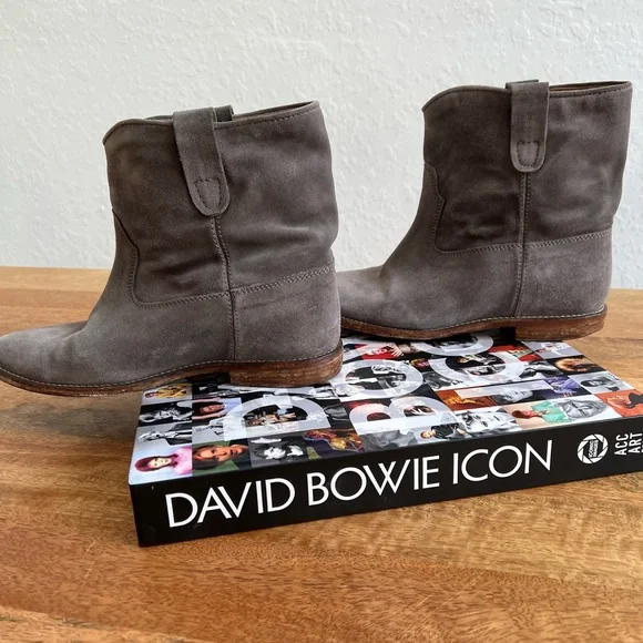 Isabel Marant Crisi Gray Suede Ankle Boots FR39 - Picture 3 of 6